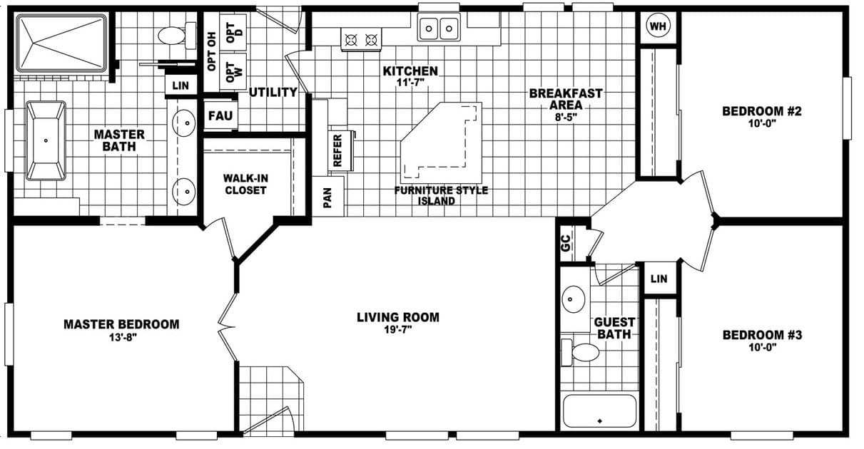 Desert ridge 28523a floor plan home features