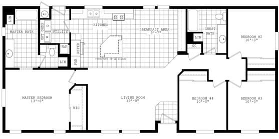 Santa fe ii 28584a floor plan home features