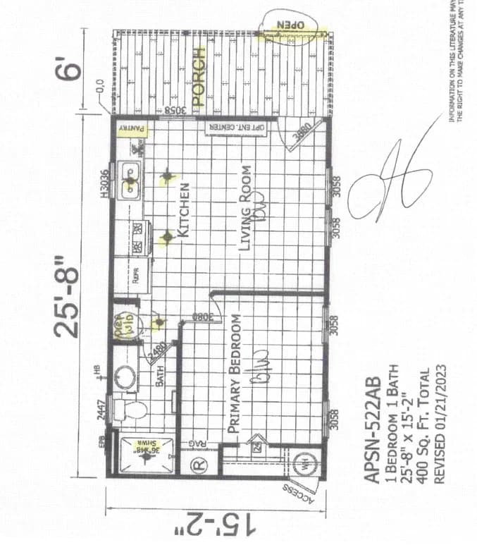 Sonoran 522ab floor plan home features